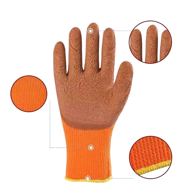 Wholesale Waterproof Warm Winter With Wool Thickening Warm and Antifreeze Glove Working Glove