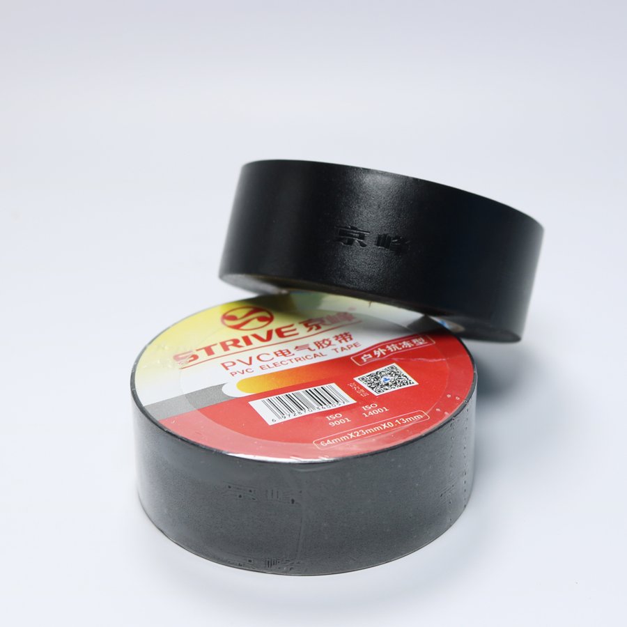 Jingfeng pvc electrical tape jumbo roll custom Outdoor Black pvc Electrical Tape Insulation Tape
