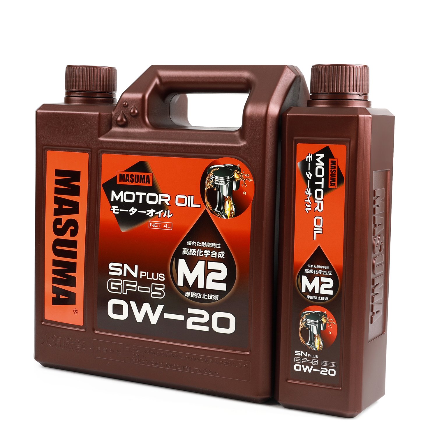 M2 0W-20 PLUS 4L MASUMA Auto Car Gasoline Car Oil Engine Oil Automotive Lubricant Set