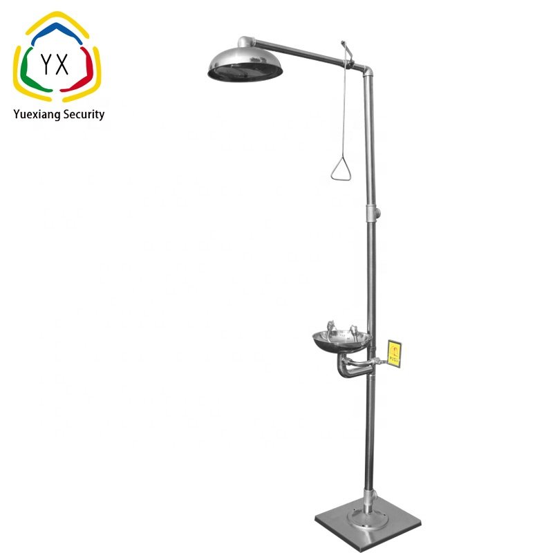 Compound Antifreeze Safety Shower and Eye Wash With Dust Cover