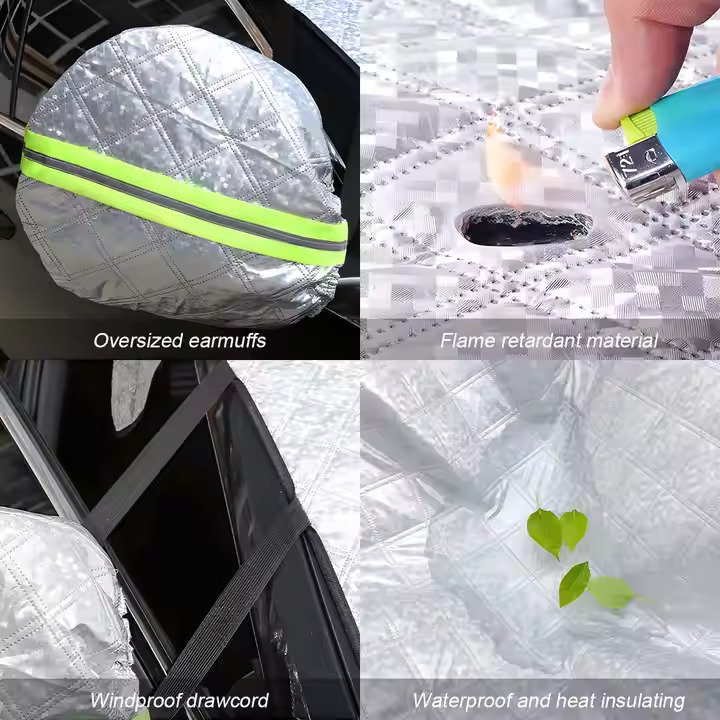 MEDIDO Parsnip Windshield Sunshades Heat Insulation Sun Shield Antifreeze Summer protection Parsnip Cover Car