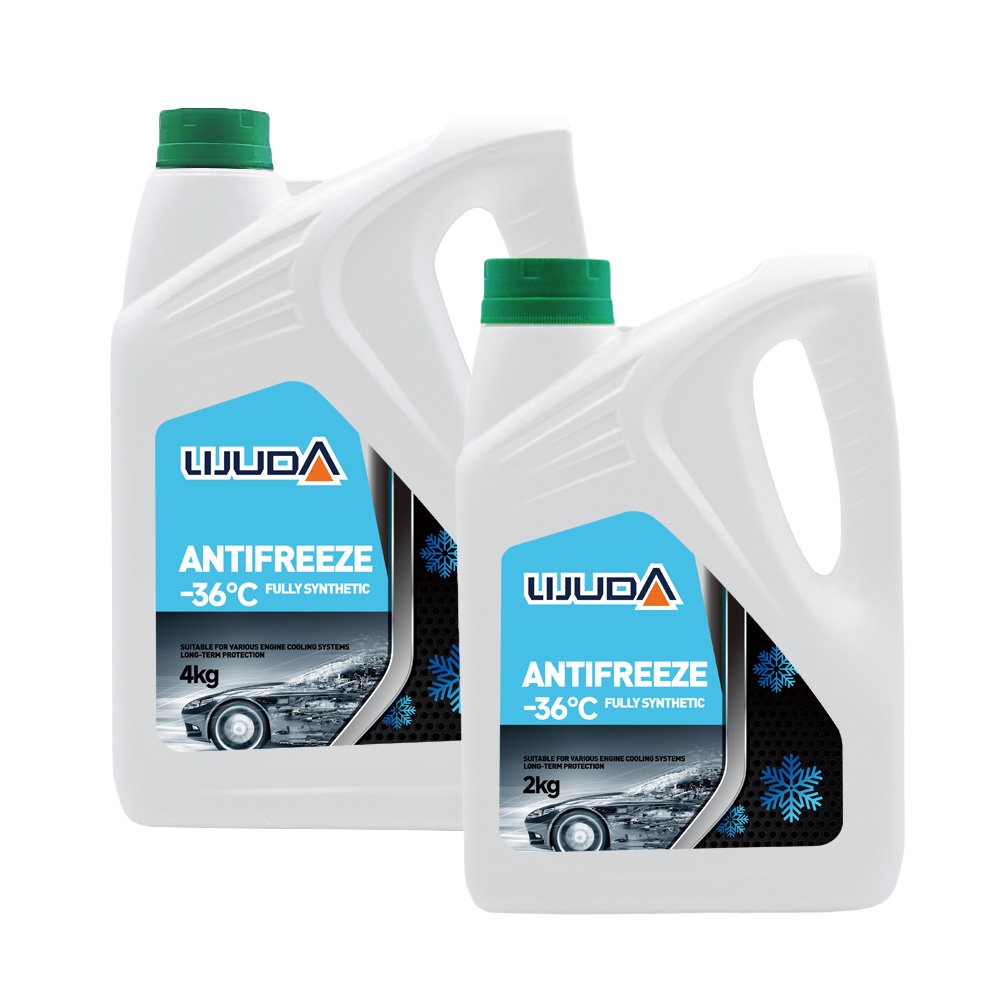 Antifreeze Coolant 4L -36℃ Green Long Life Antifreezes Radiator Coolant for Car Ethylene Glycol Antifreeze LIJUNDA Brand Coolant