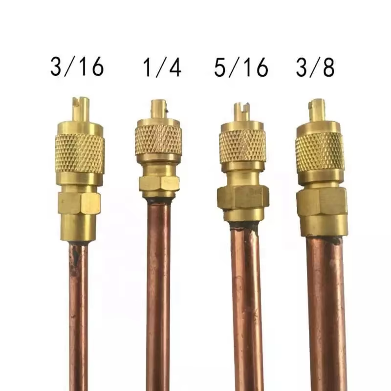 New Home Air Conditioning Fluorine Valve with Antifreeze and Leakage Safety Valve Rotatable Manual Copper Material