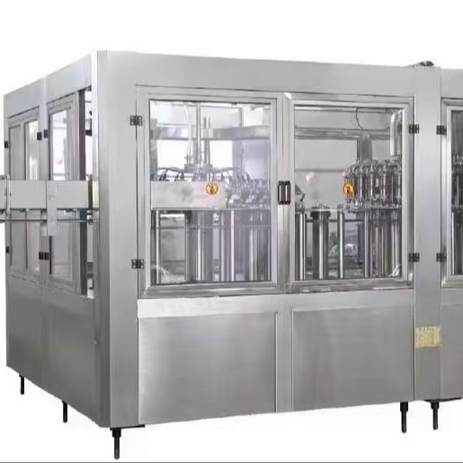 Automatic Vodka Whisky Wine and Beer Glass Bottle Filling Capping Machine for Powder PET Plastic Pouch Can Bag Packaging