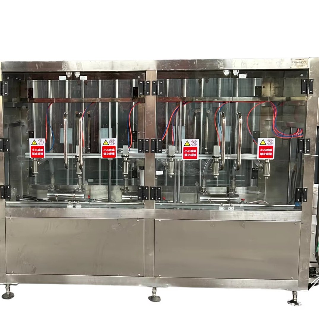 China Wholesale Automatic Tabletop Liquid Filling Machine PLC Components Adjustable Speed Dairy Products Beverages Vials Bags