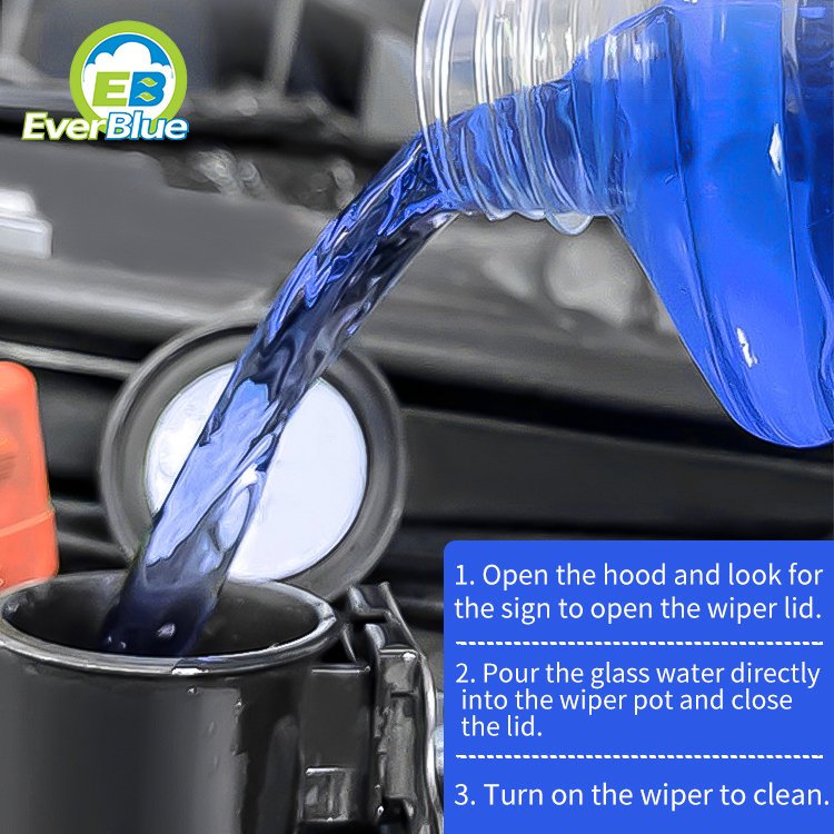 2L Antifreeze -20 Degree Auto Glass Cleaner Car Windshield Wash Cleaning