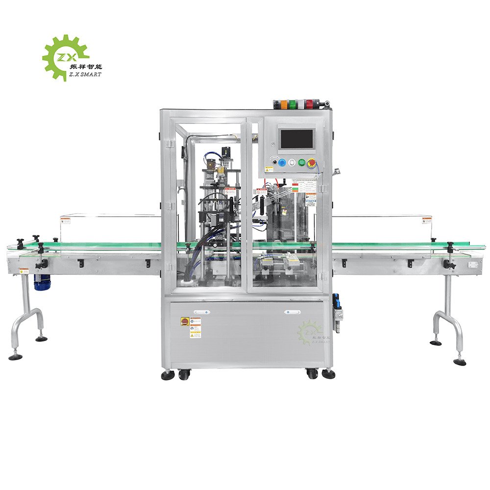 ZXSMART 1L 2L 4L 5L Manufacturer Automatic Antifreeze Coolant Lube Engine Oil Liquid Filling Capping Machine Production Line