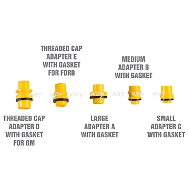 General-Purpose 15pcs Auto No Spill Coolant Funnel Kit Spill-Free Radiator Coolant Filling Bleeder Adapters Vehicle Tools