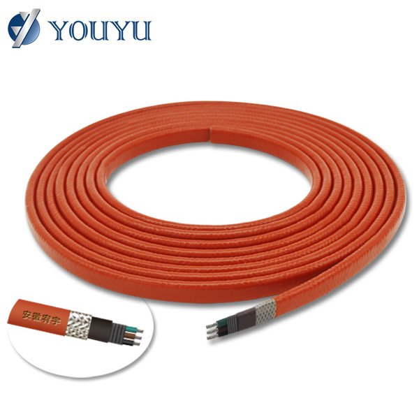 High Temperature Self Regulating Heating Cable 12m Soil Heating Cable 12v Antifreeze Heating Cable