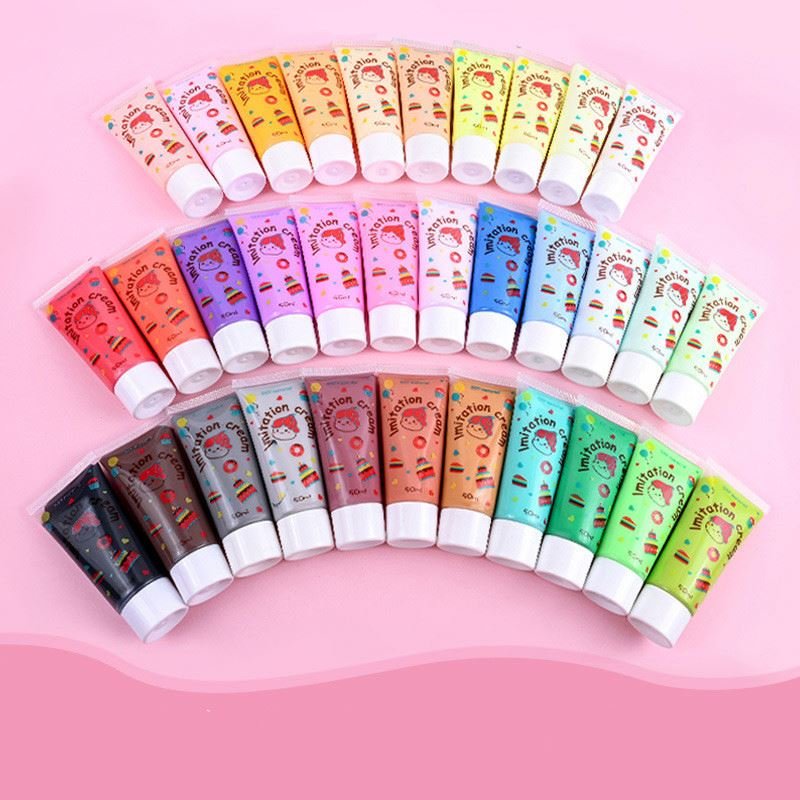 Wholesale Factory Direct Sales Diy Manual Material Antifreeze Simulation Cream Glue for Phone Case Decoration