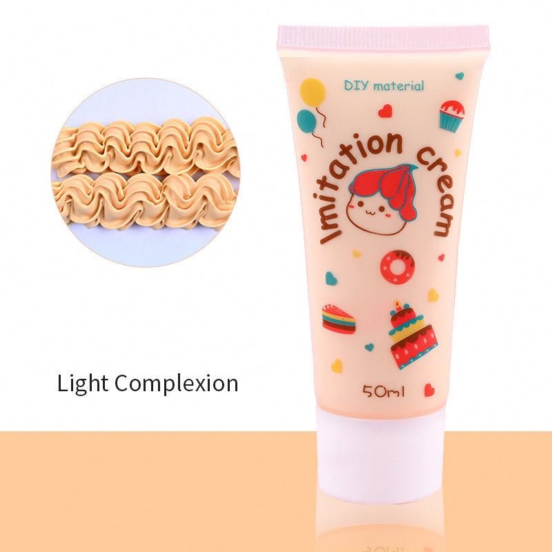 Wholesale Factory Direct Sales Diy Manual Material Antifreeze Simulation Cream Glue for Phone Case Decoration