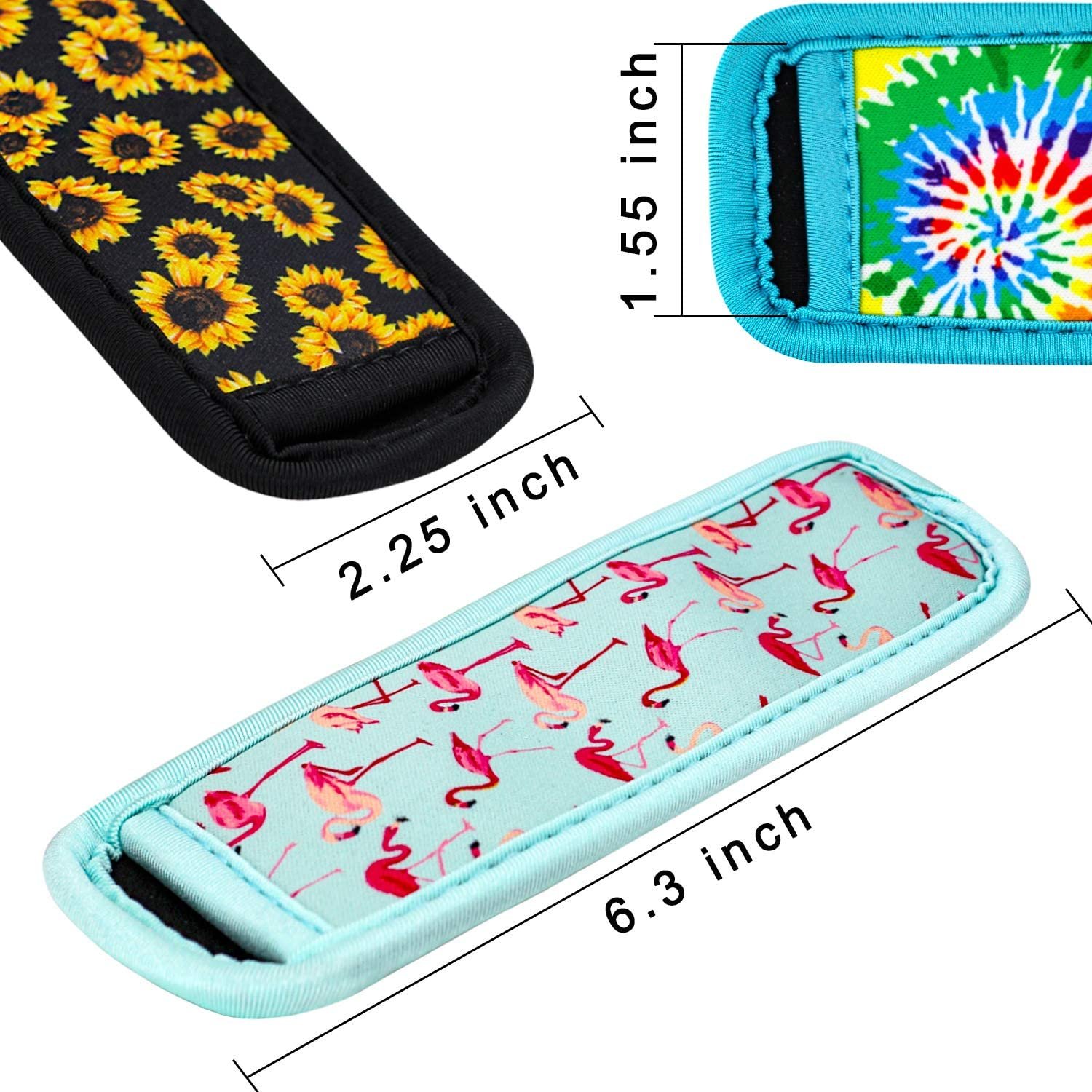 Custom Neoprene Ice Pop Sleeves Ice Bags Reusable Popsicles Antifreezing Covers Ice-lolly Holder for Summer