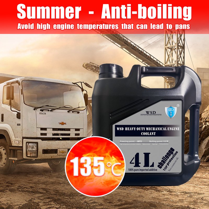 Heavy Machinery Engineering Vehicle Coolant Saving Fuel Anti-frost -50 Degrees Celsius Antifreeze