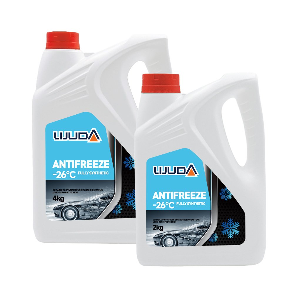 Antifreeze Coolant 4L -26℃ Red Long Life Antifreezes Radiator Coolant for Car Ethylene Glycol Antifreeze LIJUNDA Brand Coolant