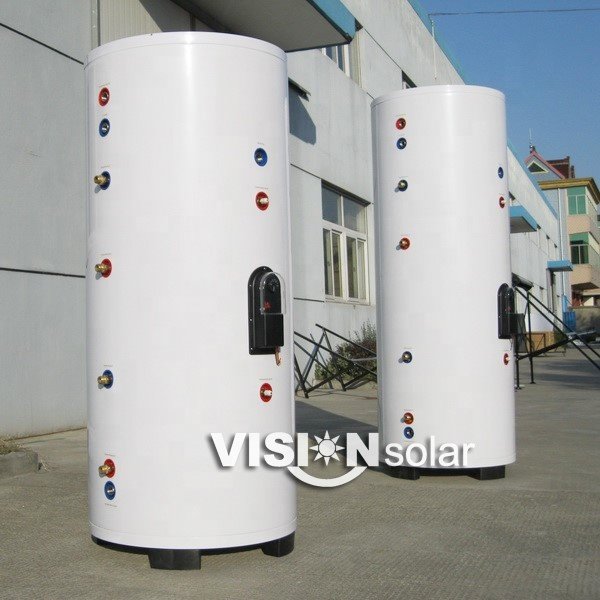 Energy Saving Antifreeze Closed Loop Pressurized Split Flat Plate Solar Water Heater Freestanding Galvanized Steel RV Hotel