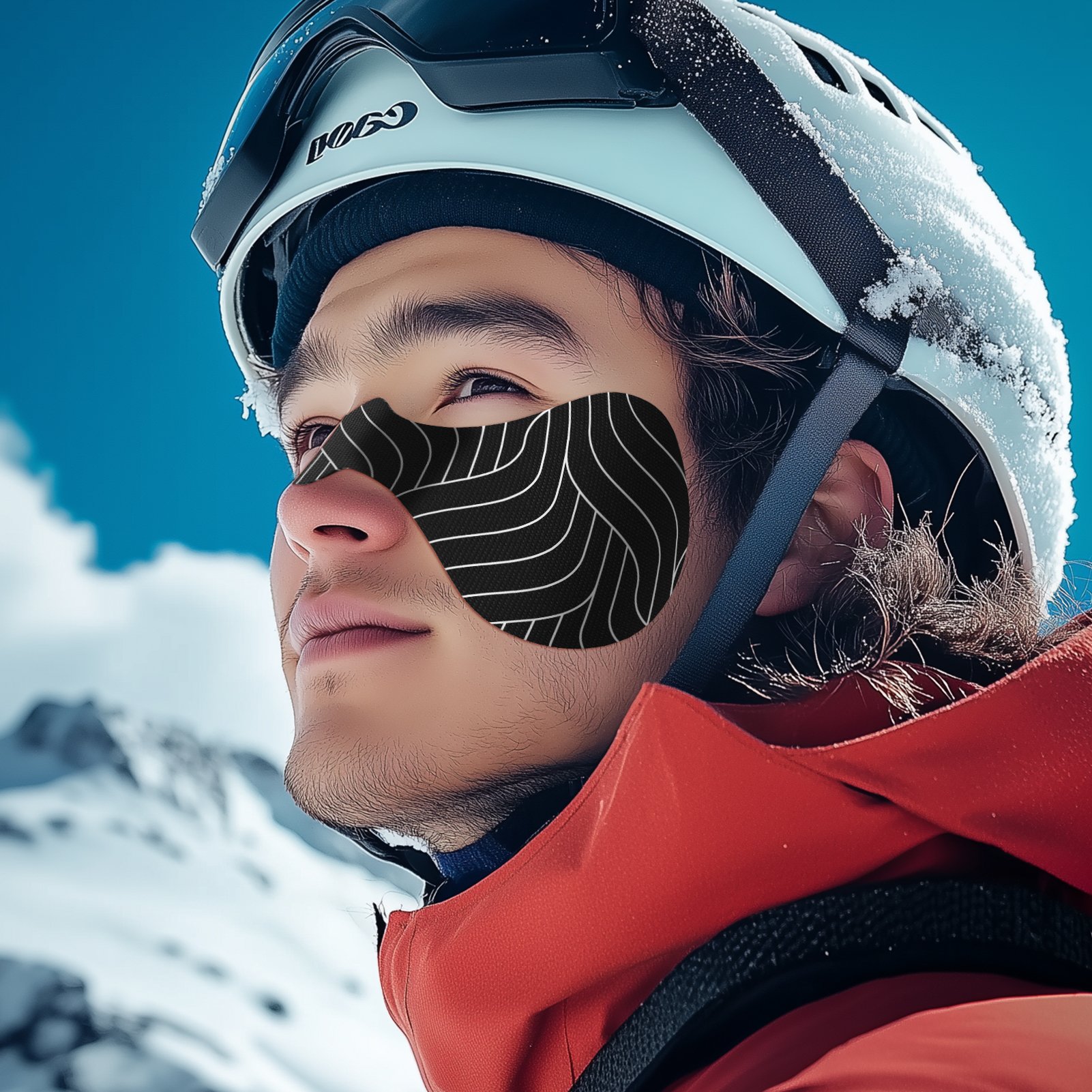 Newest Medical Grade Antifreeze Sticker Windproof Sticker Sport Ski Winter Outdoor Anti-freeze Face Tape Protect Face Cover