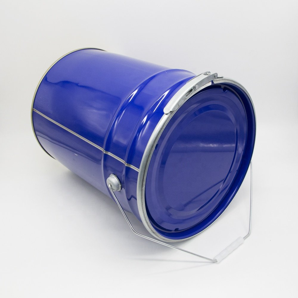 Customized 20 Liters Metallic Bucket with Locking Ring Cover for Bitumen Packaging