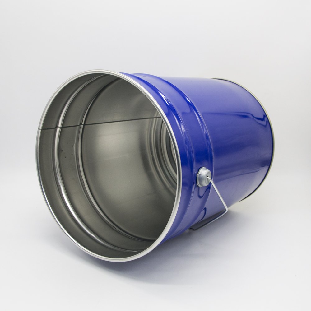 Customized 20 Liters Metallic Bucket with Locking Ring Cover for Bitumen Packaging