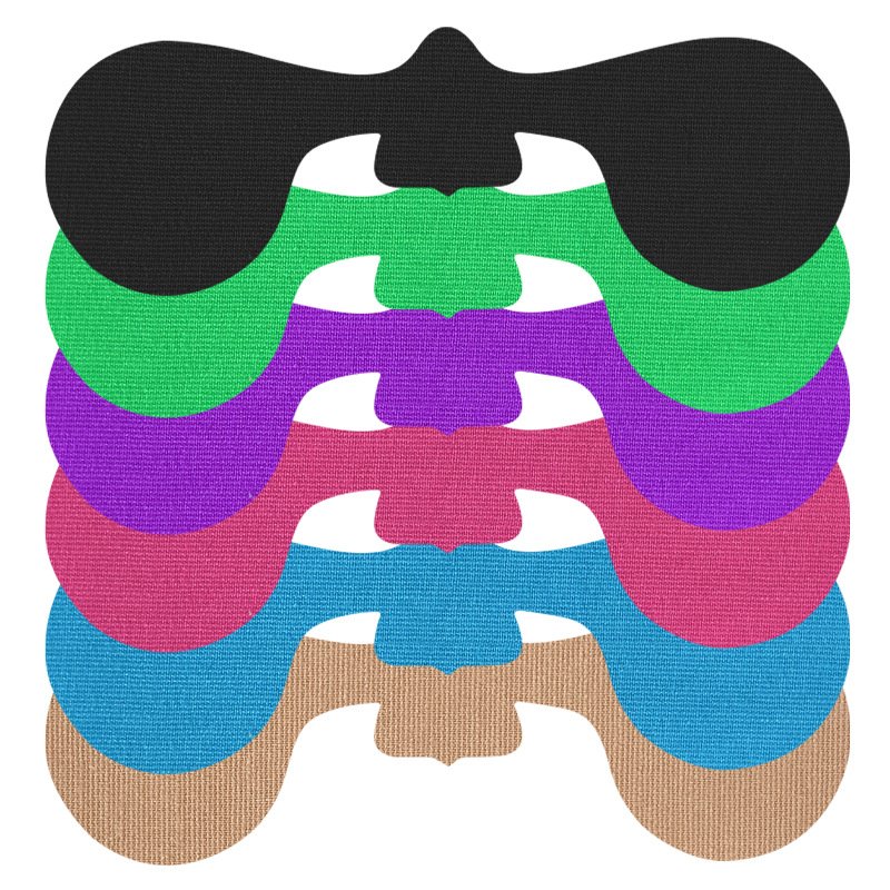 customized color and shapes anti UV beauty gel face patch golf patches cooling moisturizing skin sunblocking mask patches