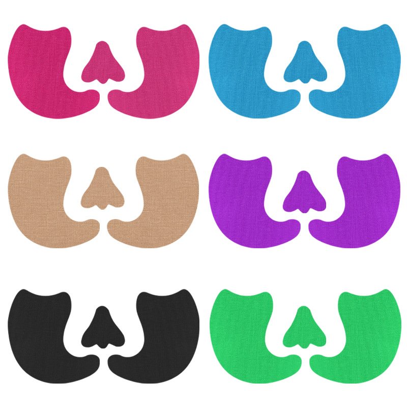 customized color and shapes anti UV beauty gel face patch golf patches cooling moisturizing skin sunblocking mask patches