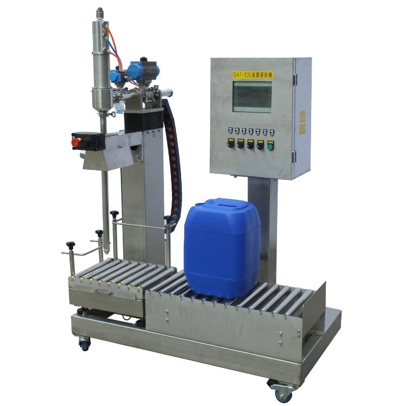 GC35 Semi-automatic Production Line Automatic Antifreeze Pesticide Farm Chemicals Liquid Filling Machine 12LPM