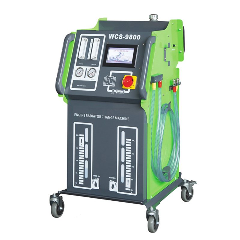 WCS9800 Auto Cooling System Flush Antifreeze Replacement Engine Radiator Cleaning Automotive Coolant Replacement Machine