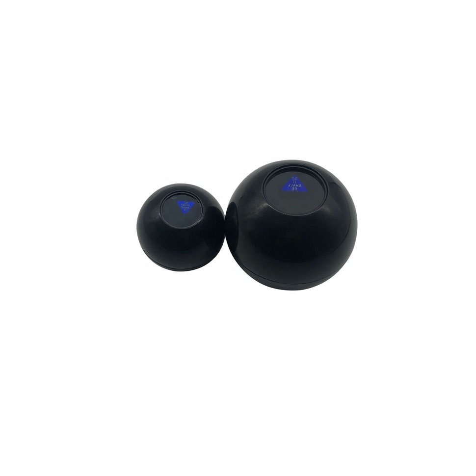Customized 4.5cm Magic 8 Ball Decision Maker Keychain Plastic Fortune Telling Key Chain Ball