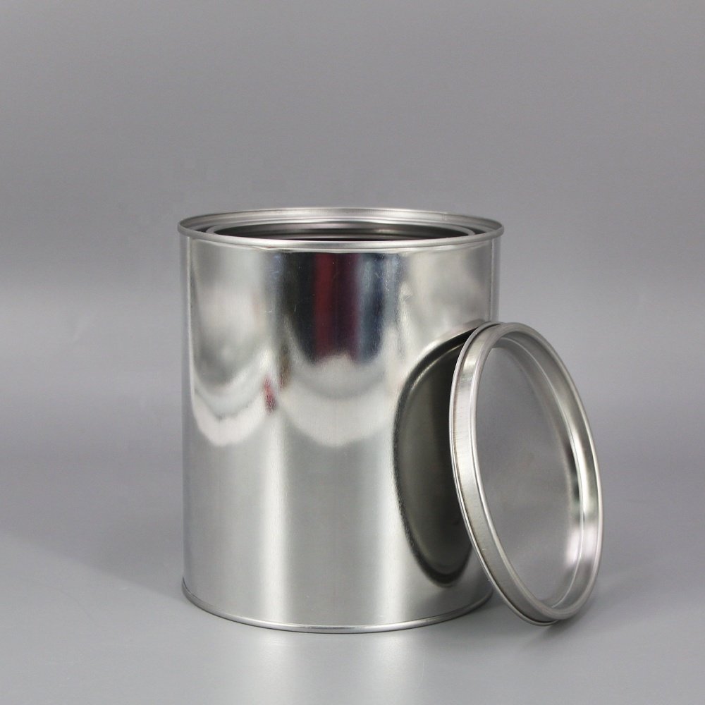 China Manufacturers Custom 2L Empty Paint Tin Cans with Lever Lid