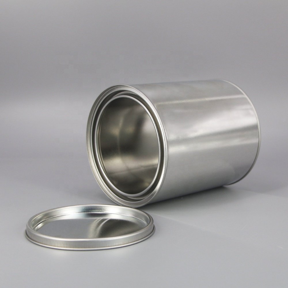 China Manufacturers Custom 2L Empty Paint Tin Cans with Lever Lid