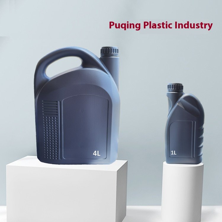 Hebei Manufacturers Supply 4L/1L Round Plastic Pet Pots Thickened Antifreeze Oil Barrels With Seal 4L Plastic Packaging Barrels