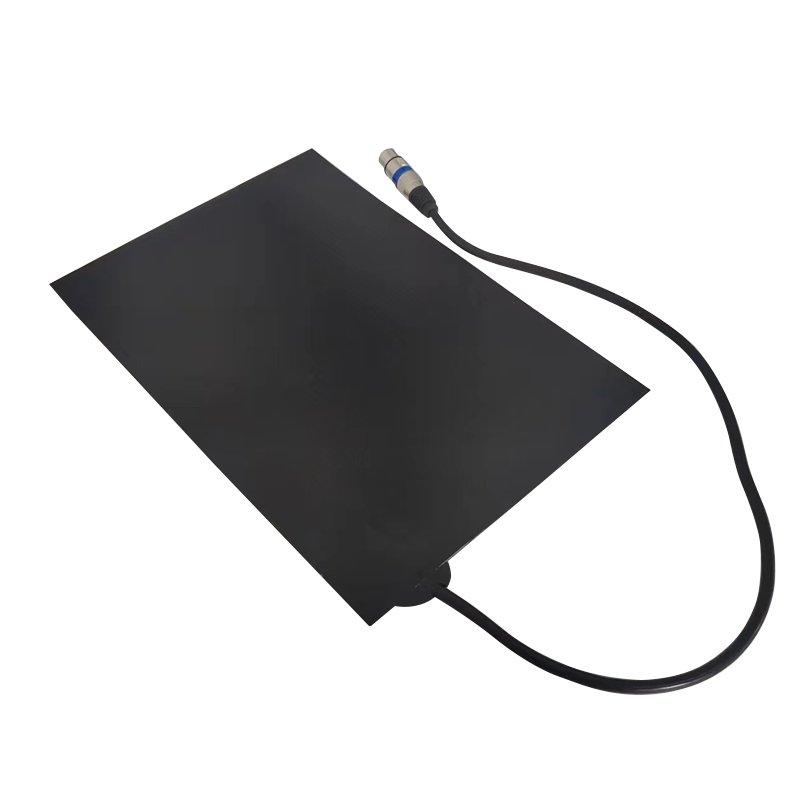 Custom Pizza Hot Food Delivery Bag Heating Element 28*28mm Silicone Heater 12V with thermostat Car Charger and Removable Plug