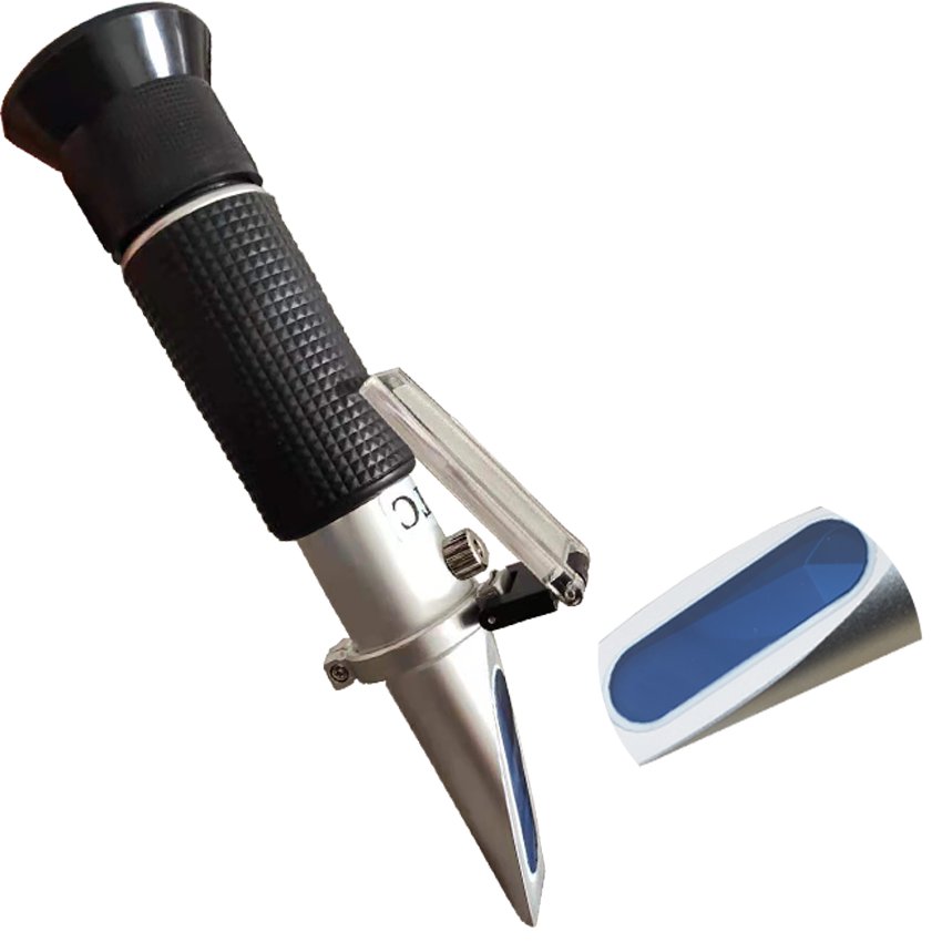 LED 10-30% Water Honey Refractometer Beekeep Refractometer for Honey Moisture Test Portable Beekeeping Supplies