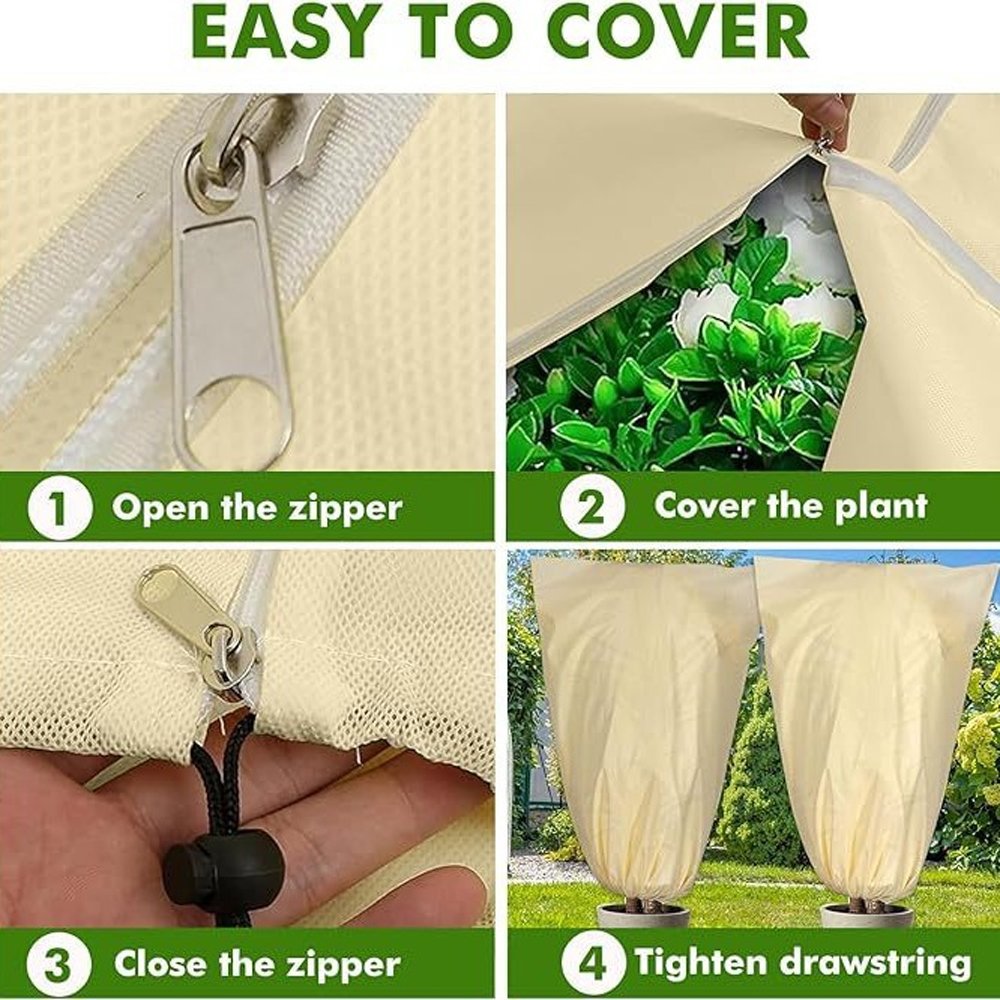 Outdoor Winter Insulation Cover for Plants Fruit Trees Insect and Windproof Antifreeze Cover Cross-Border Garden Supplies