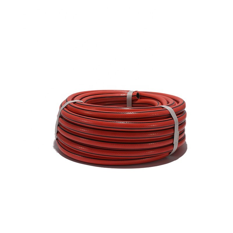 Custom High-Pressure 16mm PVC Red Garden Hose Car Wash & Flower Watering Water Gun Explosion-proof & Antifreeze Home Product