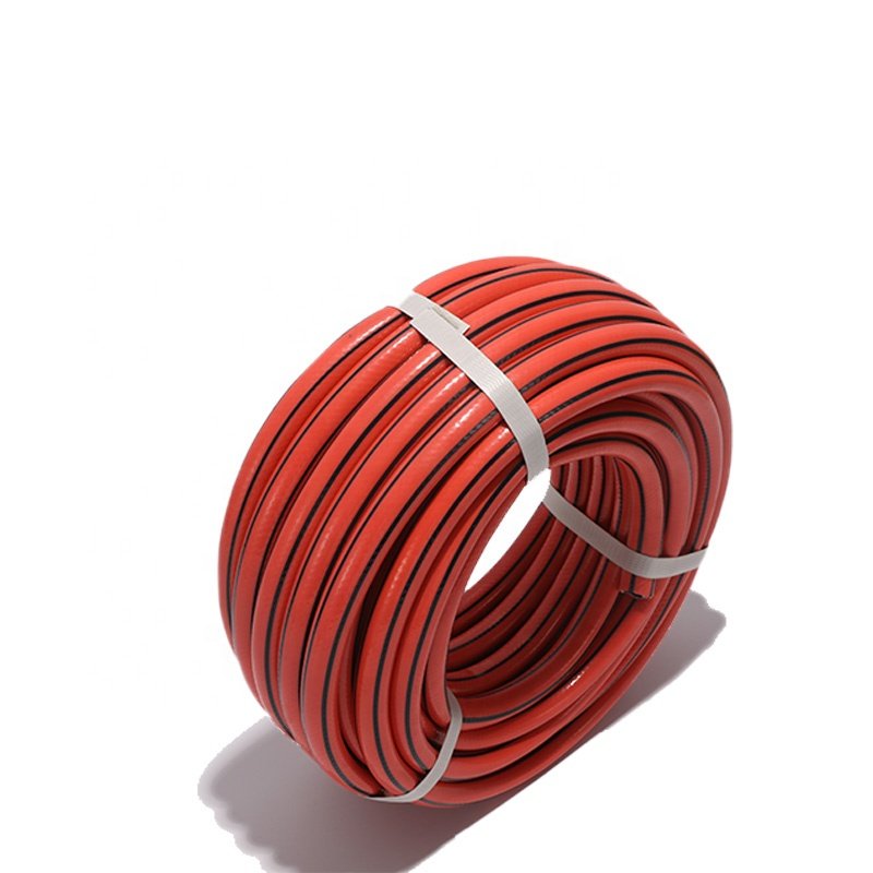 Custom High-Pressure 16mm PVC Red Garden Hose Car Wash & Flower Watering Water Gun Explosion-proof & Antifreeze Home Product