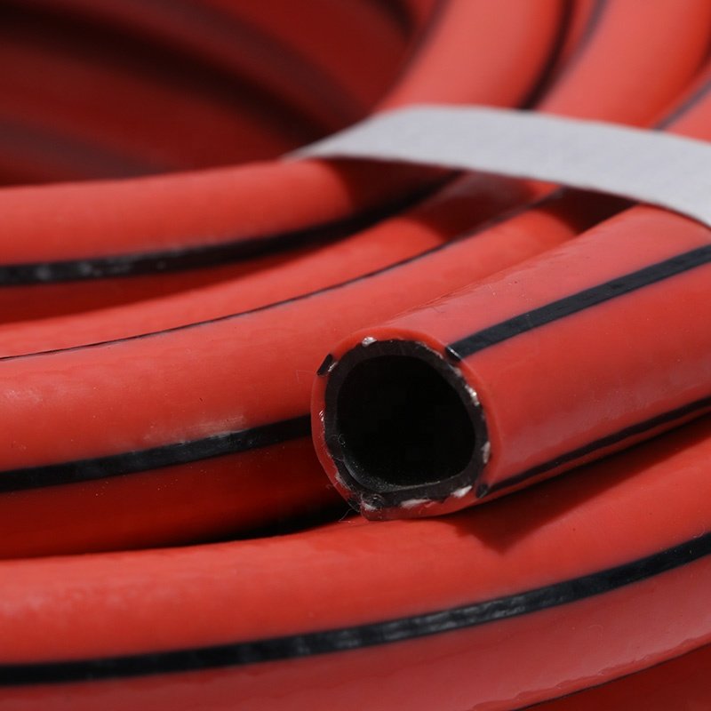 Custom High-Pressure 16mm PVC Red Garden Hose Car Wash & Flower Watering Water Gun Explosion-proof & Antifreeze Home Product