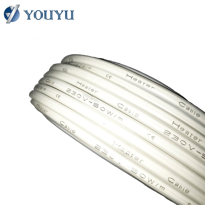 Heat Silicon Rubber Insulated and Sheathed Shielded Heating Cable for Pipeline Antifreeze
