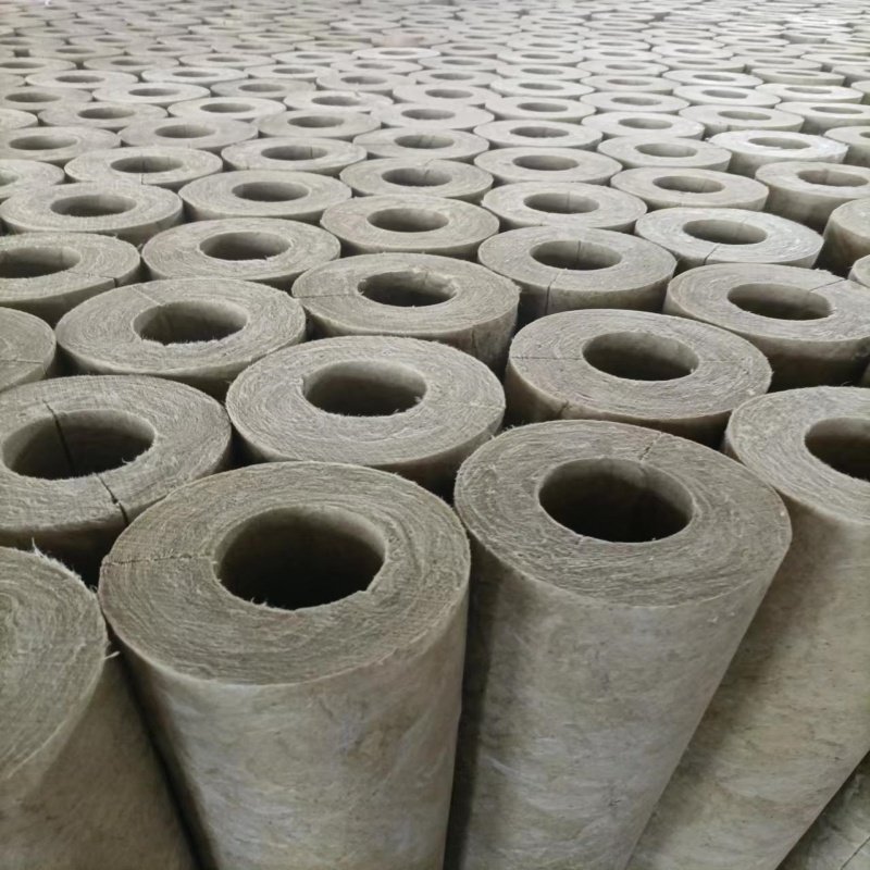 Modern Design Antifreeze Water-Repellent Rock Wool Pipe Insulation Thermal Insulation Mineral Wool for Pipes