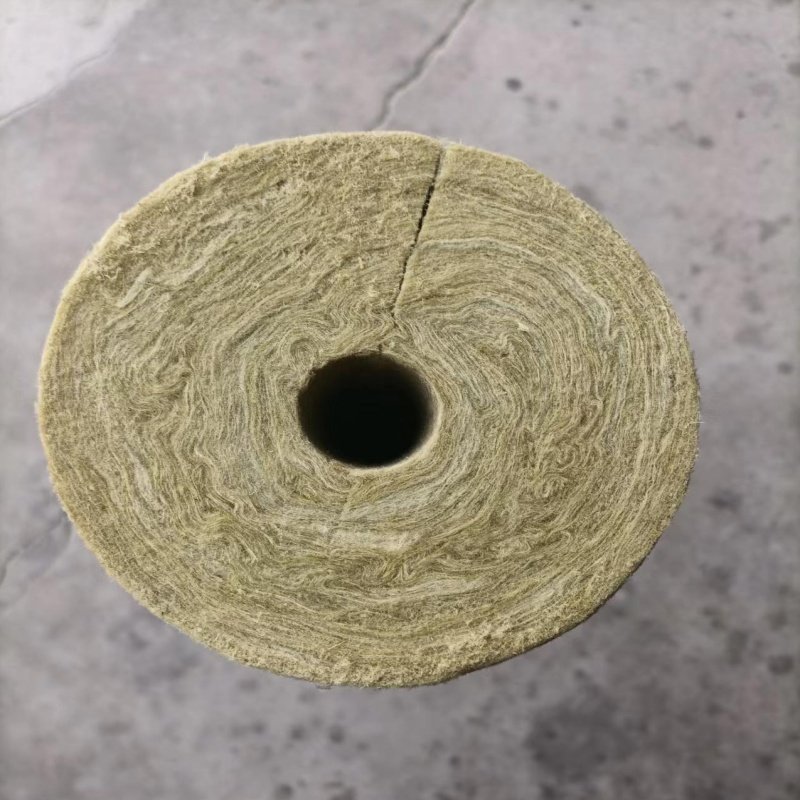 Modern Design Antifreeze Water-Repellent Rock Wool Pipe Insulation Thermal Insulation Mineral Wool for Pipes