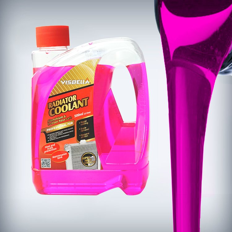 Visbella Car Care Radiator Coolant 500ml 1L 2L 4L 5L