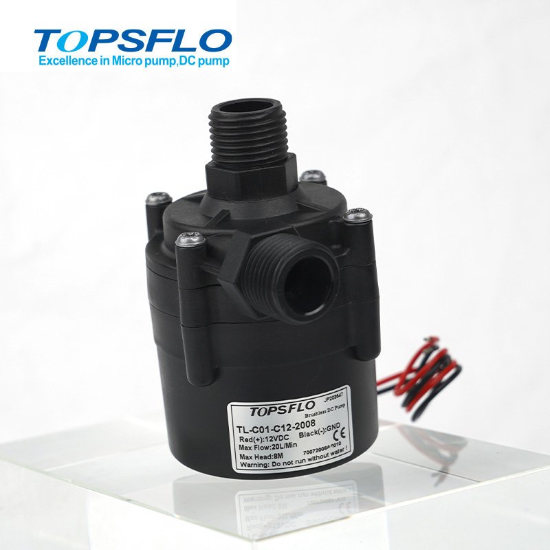CHINA TOP Supplier TOPSFLO 12V 24V DC Silent Hot Water Pump Micro Mini Circulating Pump