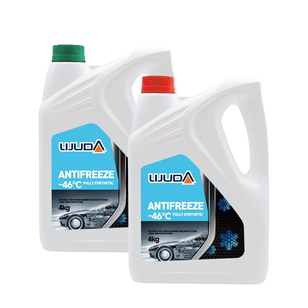 Antifreeze Coolant 4L -46℃ Red Long Life Antifreezes Radiator Coolant for Car Ethylene Glycol Antifreeze LIJUNDA Brand Coolant