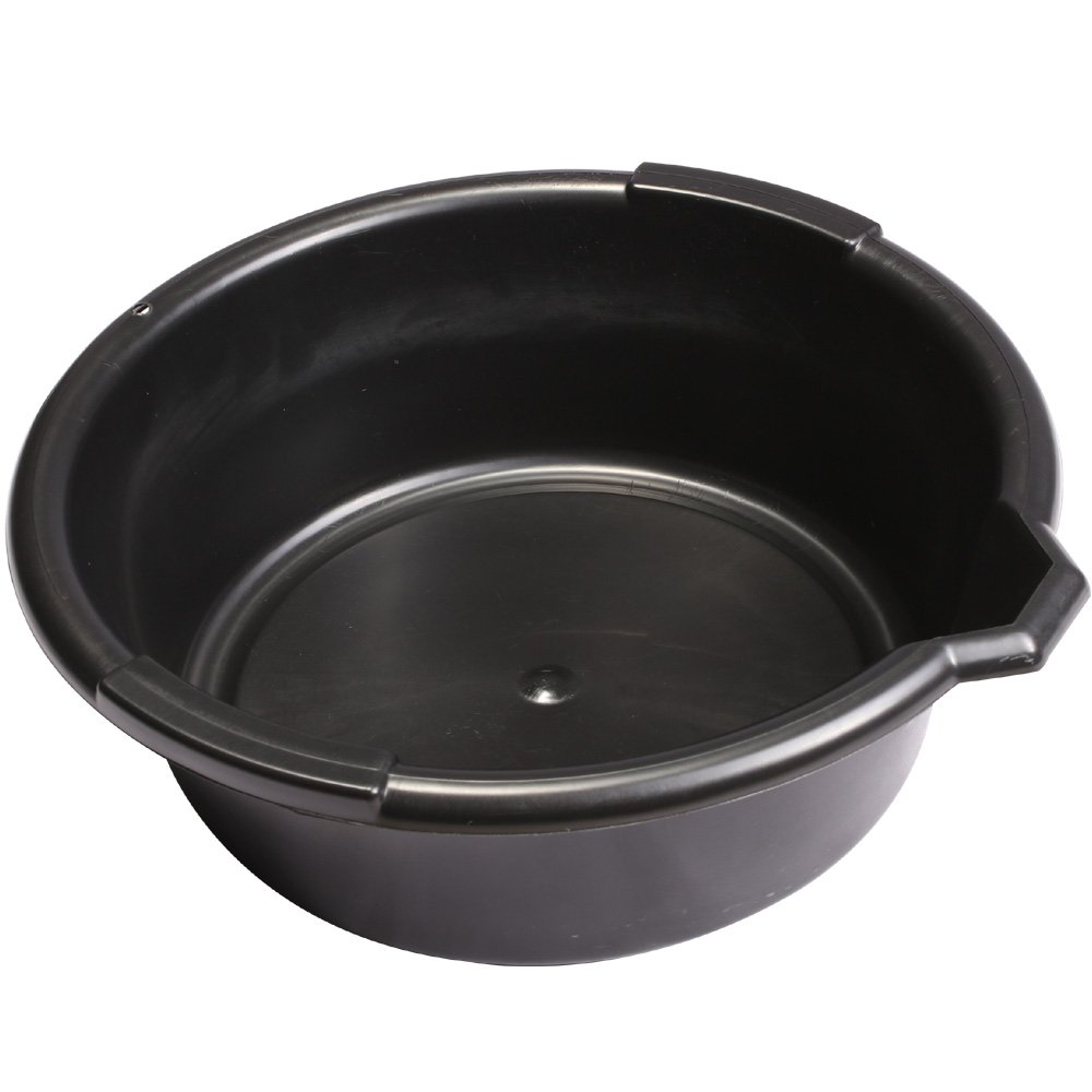 Oil Drain Pan 17L PE Plastic Oil Drain Pan Portable Drip Tray