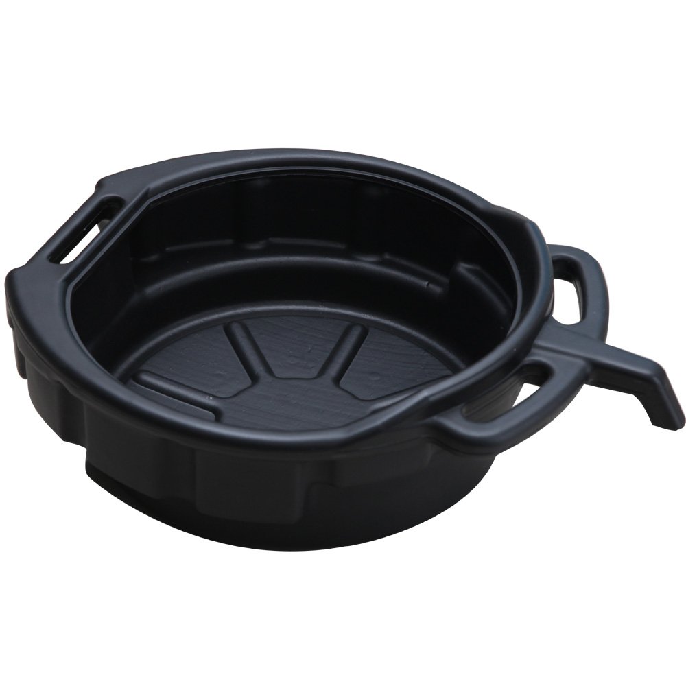 Oil Drain Pan 17L PE Plastic Oil Drain Pan Portable Drip Tray