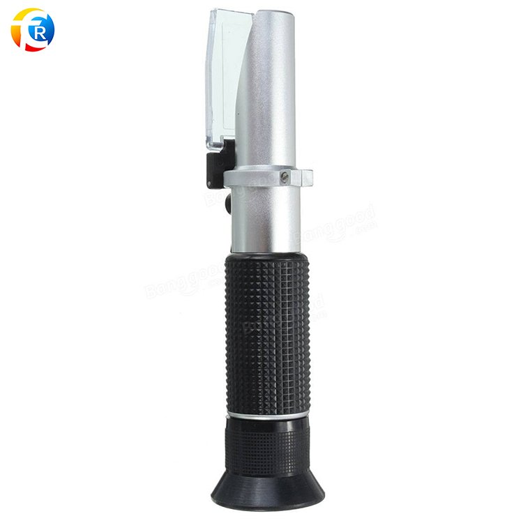 Handheld 20% Milk Concentration Refractometer Tester for Milk Protein Brix Pure Aluminium Styles with ATC Function