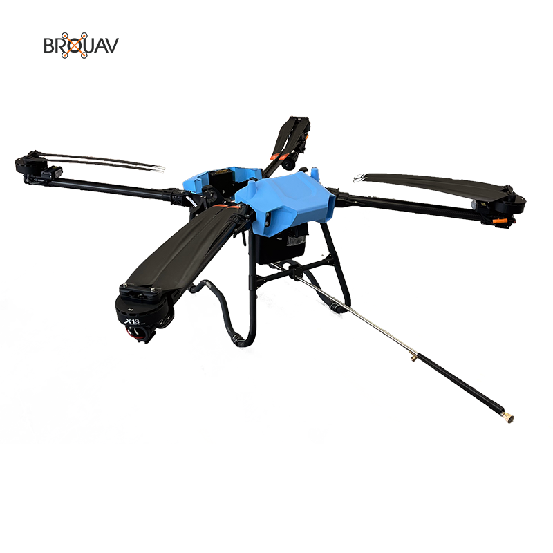 BROUAV Intelligent Remote Contoll Dual Usage Solar Panel Delivery Cleaning Drone With 55kg High Payload