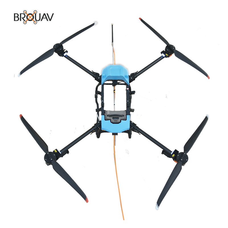 BROUAV Intelligent Remote Contoll Dual Usage Solar Panel Delivery Cleaning Drone With 55kg High Payload
