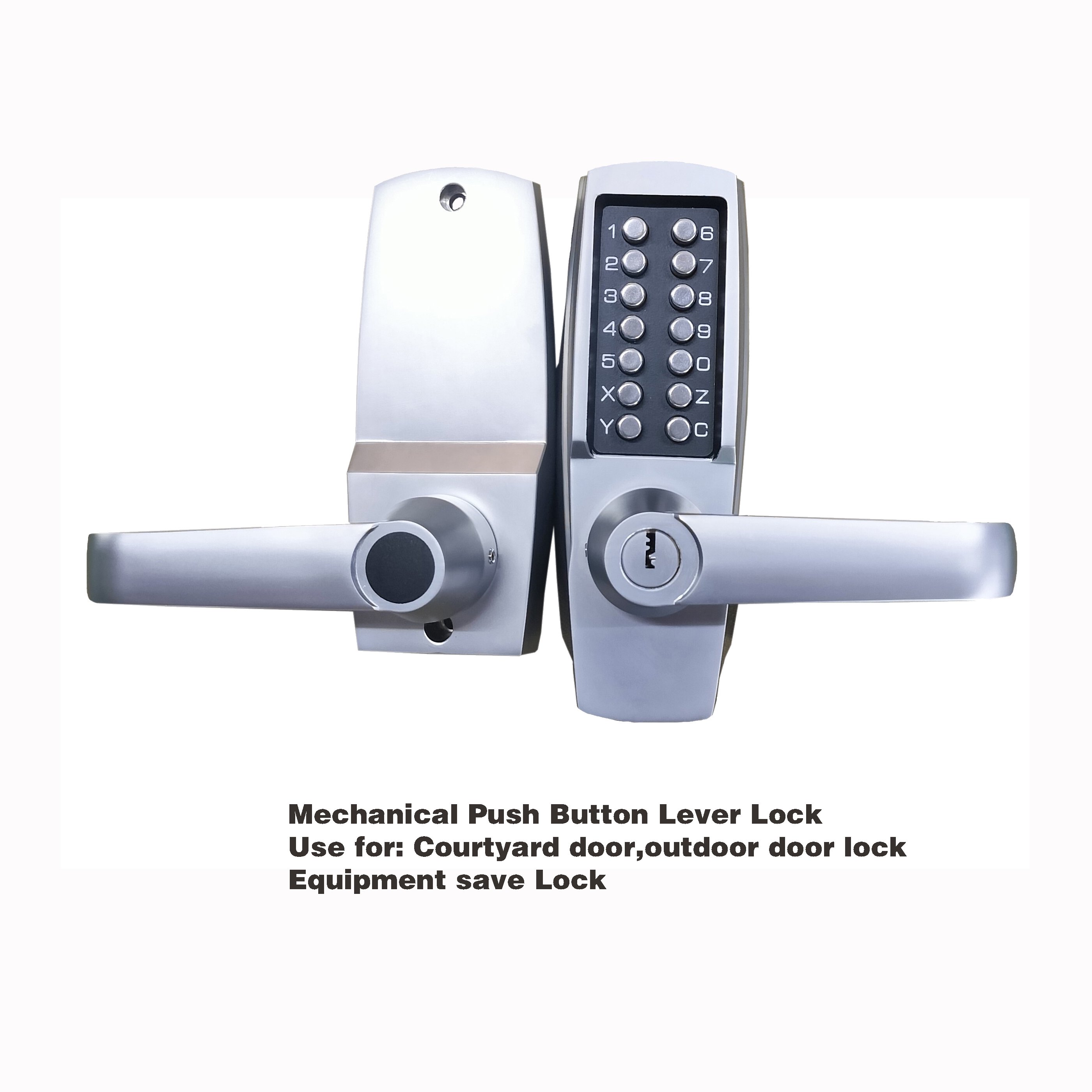 Waterproof Antifreeze Lock Keyless Entry Door Lock Keypad Digital Pass Code Security Deadbolt Lock
