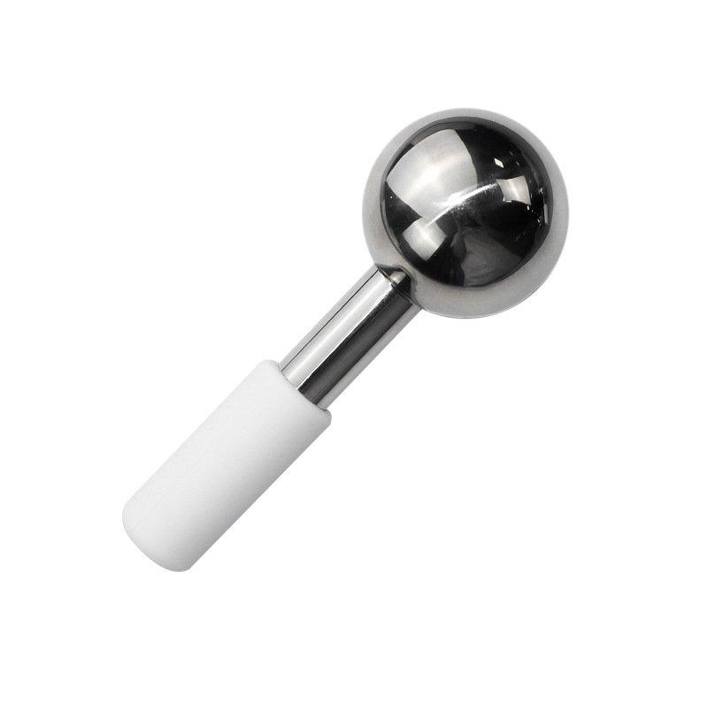 Globe Cooling Facial Massage Roller Ice Globes for Face Custom Stainless Steel Stainless Steel Beauty Iceball Support Ice Balls