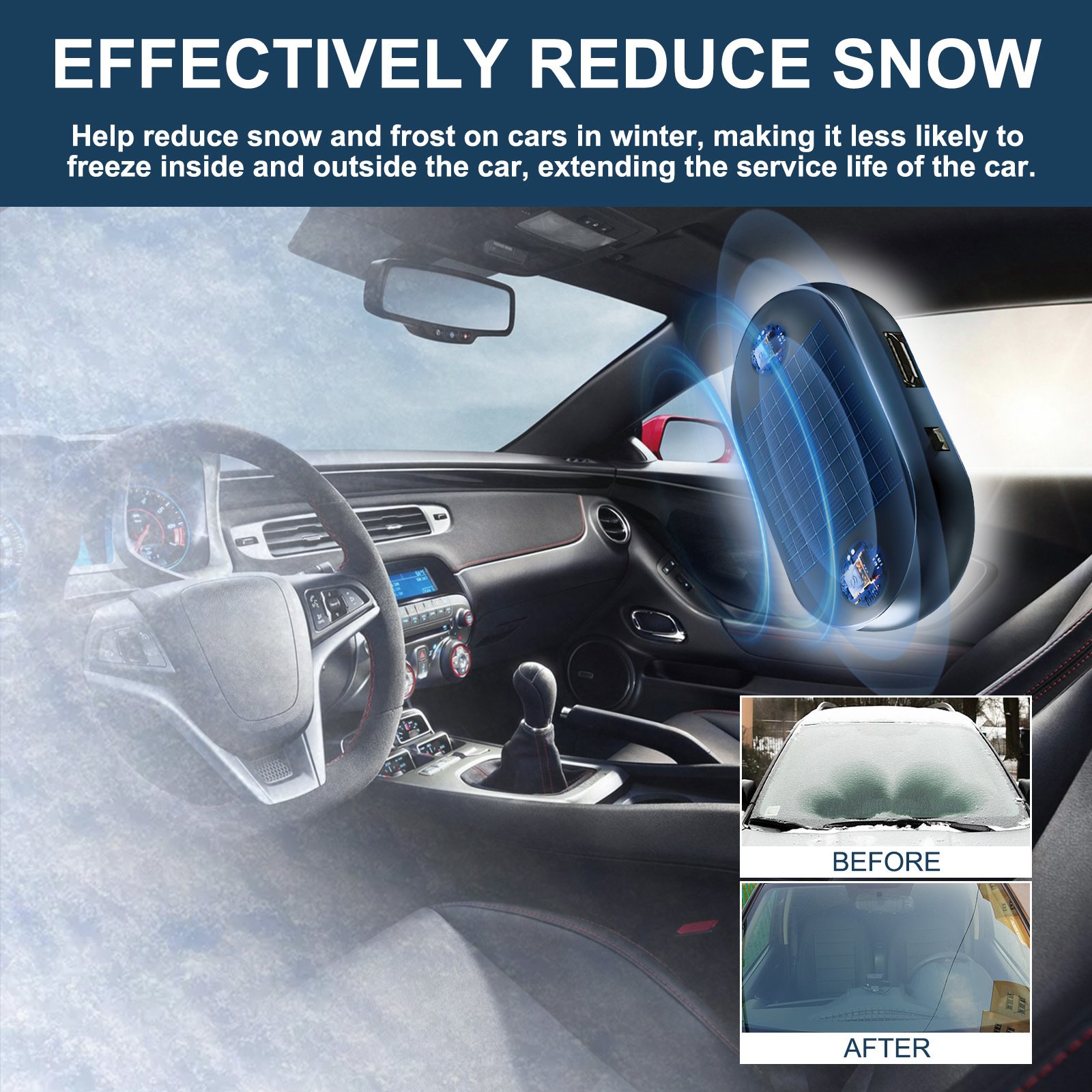 AntiFreeze Snow Removal Deicing Device Car Deicer Defroster Windshield Snow Removal Instrument Tools Deicing Device